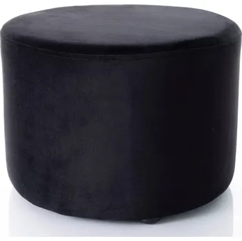 Taburet Kulatý taburet DOLORES 2 - černý