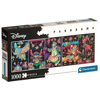 Puzzle Disney Clementoni - Puzzle 1000 Panoramatické puzzle Disney: Radost