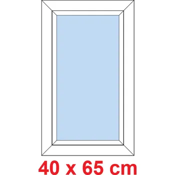 Okno Soft Plastové okno 40x65 cm, FIX neotevíravé
