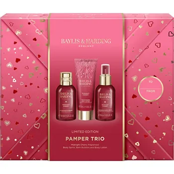 Kosmetická sada Baylis & Harding Midnight Cherry Pamper Trio - Dárková sada