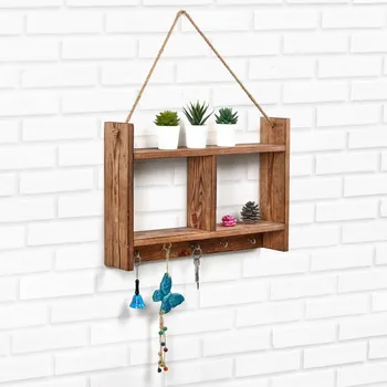 police Wooden Shelf Spice Rack