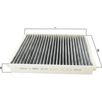 Ventilátor topení a klimatizace Kabinový filtr MAHLE LAK 875