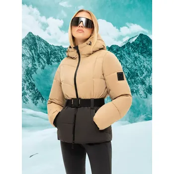 Dámská lyžařská bunda NIKKIE Nateland Contrast Hummus