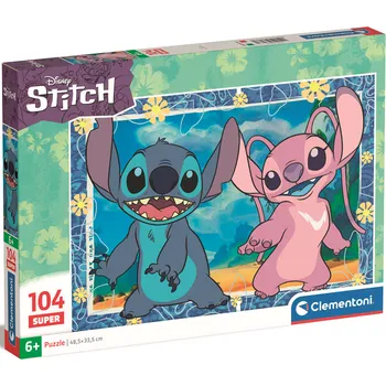 Puzzle Clementoni - Puzzle 104 Super Disney Stitch