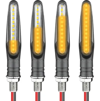 Směrový světlomet Interlook Dynamické LED směrovky pro motocykly | 12 LED | puchýř | 4 kusy | MSL-12LED-04