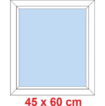 Okno Soft Plastové okno 45x60 cm, FIX neotevíravé