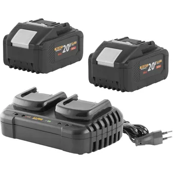 Sada aku dvě baterie Procraft 20/8 + nabíječka Procraft 20/2