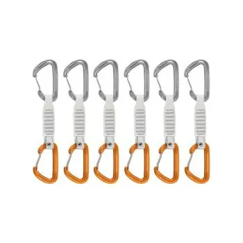 smyčka Mammut Sender Wire 12 cm 6-Pack Quickdraws light grey-gold Šedá expresky + DÁREK DLE VÝBERU!