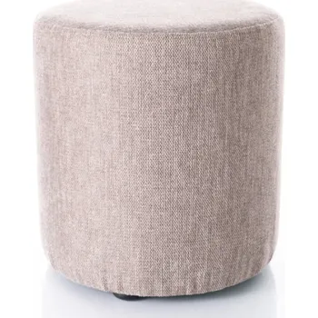 Taburet Kulatý taburet DOLORES 3 - béžový