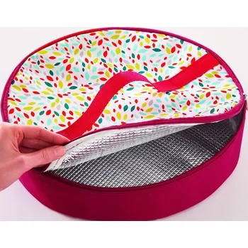 Izotermická taška s pomocníky červená 7 ks