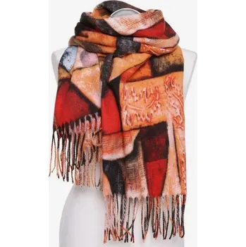 Šála Dámská šála Abstract - Uni / oranžová