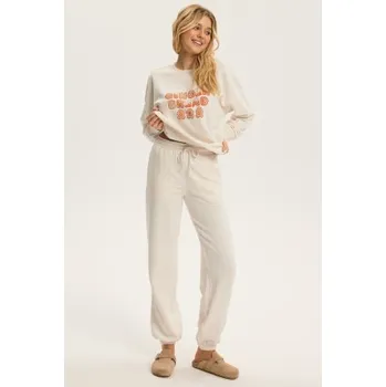 Dámské tepláky BLOOVII Cinnamon Krémová S