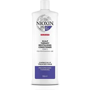 Vlasová regenerace Nioxin Revitalizér pokožky pro řídnoucí normální až silné přírodní i chemicky ošetřené vlasy System 6 (Conditioner System 6) 1000 ml + 2 měsíce na vrácení zboží