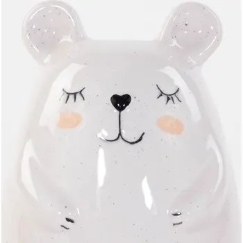 Pokladnička Home Styling Collection Dětská pokladnička Šetřím, na rozbití, keramika, bílá