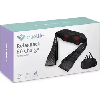 Masážní přístroj TrueLife RelaxBack B6 Charge Cover (TLBMPRBB6CHBAC)