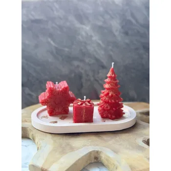 Svíčka Candle Set (4 Pieces) Christmas Candle Set5