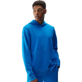 Pánské oblečení Pánská mikina s kapucí 4F-SWEATSHIRT-AW23TSWSM688-33S-BLUE Modrá M