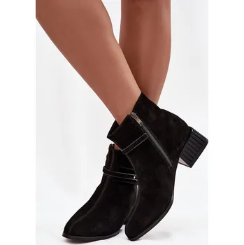 Dámská zimní obuv Boty na podpatku model 220200 Step in style 37