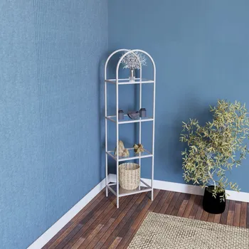 Knihovna Knihovna Mona 40 - White, Fume