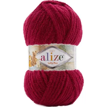 Příze Alize příze Softy Plus 107 vínová