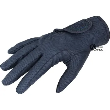 Jezdecké rukavice Rukavice Kentaur -BLUE SHINE- - Tmavě modrá - L