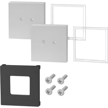 Montážní sada CARVO, sada 2 ks, matná, nerezová ocel, Zack - doprava zdarma od 2999 Kč