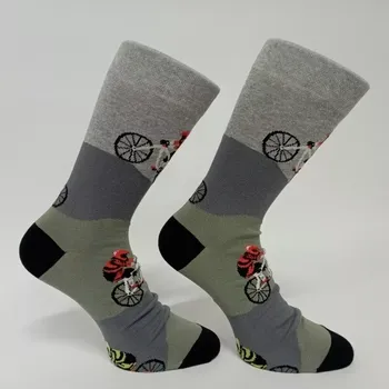 Pánské ponožky Pánské ponožky Biking - 42-46 / šedá