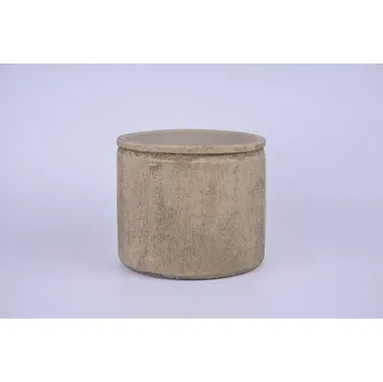 Květináč Obal na květináč keramický EVORA, pr.16x14cm, kamel|CAMEL|Ego Dekor