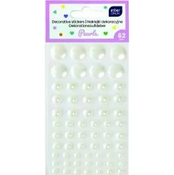 Set školních potřeb Naklejki dekoracyjne 62szt Pearls
