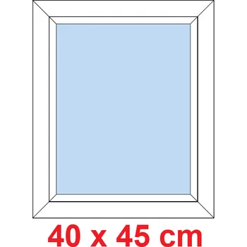 Okno Soft Plastové okno 40x45 cm, FIX neotevíravé