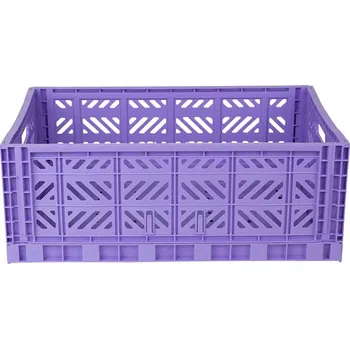 úložný prostor na hračky Aykasa Maxibox Foldable Crate - Taro Milk Tea