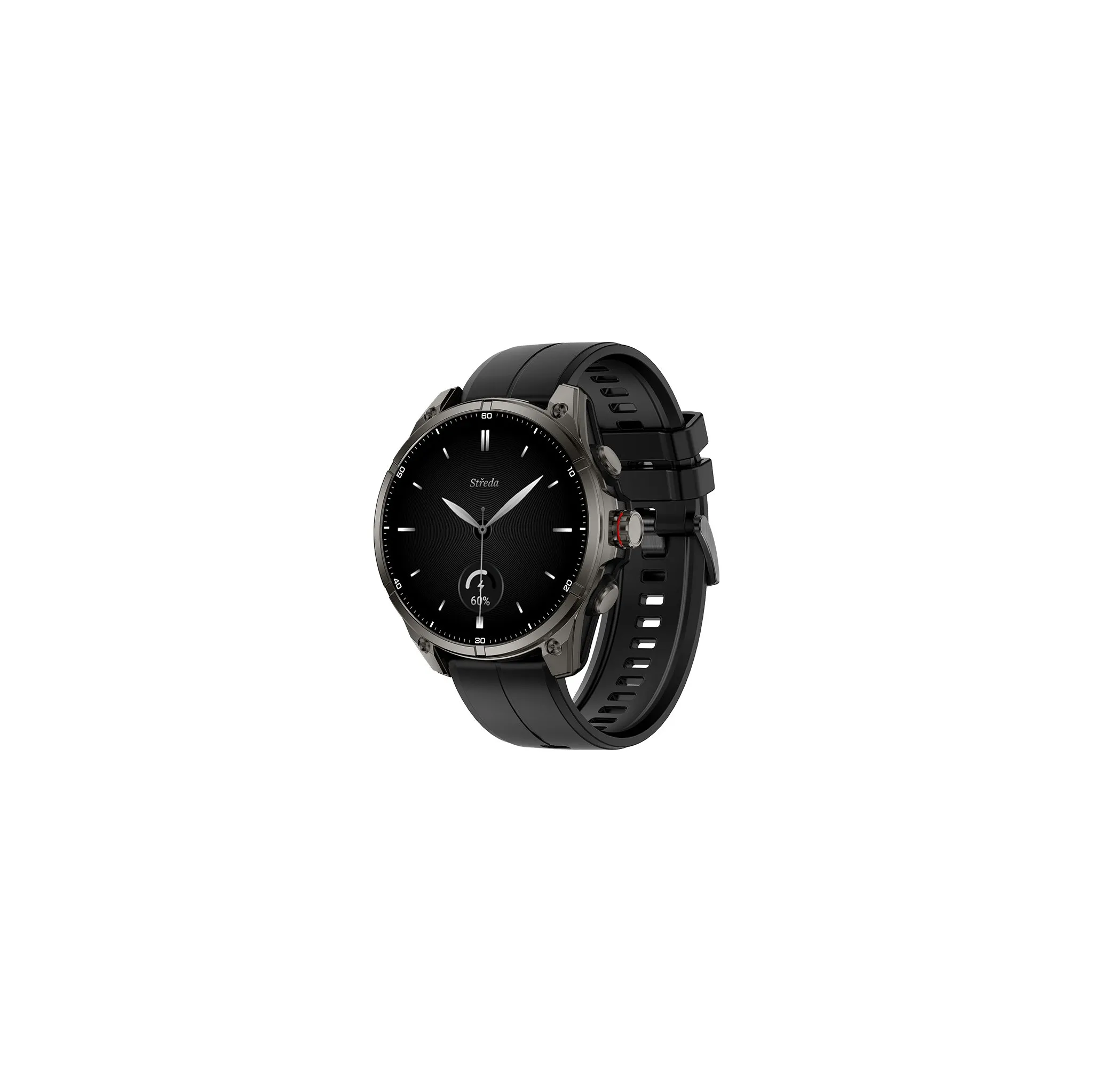 Fotografie 6 - Chytré hodinky Madvell Onyx 3 GPS černé/silikonový řemínek