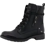 Nadměrné dámské zimní kotníkové boty černé Mustang 15M0052001 - 42