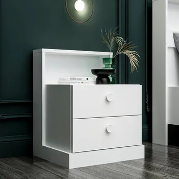 Noční stolek Noční stolek Life - White