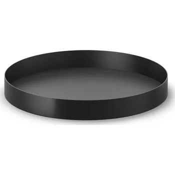 Dekorativní podnos TREVO 30 cm, černá, nerezová ocel, Zack - doprava zdarma od 2999 Kč