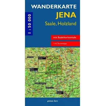 Wanderkarte Jena, Saale, Holzland