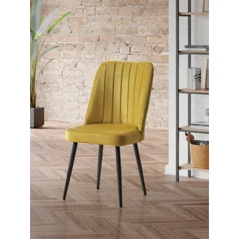 Barová židle Sada židlí (2 kusy) Vega - Yellow, Black