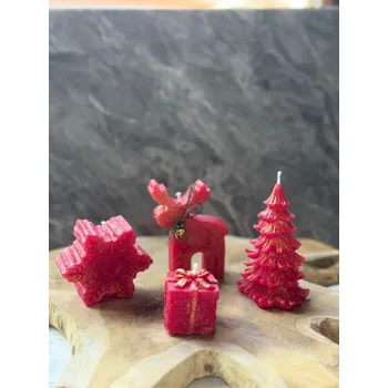 Svíčka Candle Set (4 Pieces) Christmas Candle Set14