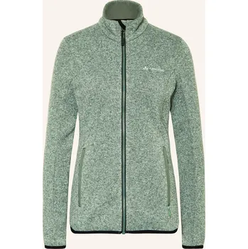 Dámská vesta Vaude Dámská Pletená Fleecová Bunda Rienza, zelená, 34