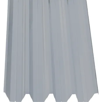 plechová krytina SATJAM Plech trapézový SAT50 střešní PE25 tl. 0,5 mm RAL 9010 bílý