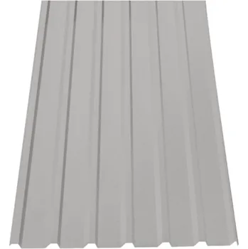 plechová krytina SATJAM Plech trapézový SAT18 NP střešní PE25 tl. 0,5 mm RAL 9010 bílý