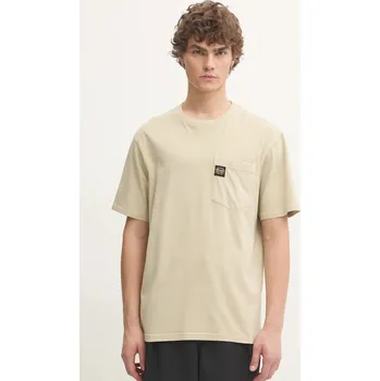 Pánské tričko Bavlněné tričko Superdry béžová barva, M1012079A-2LH M1012079A.2LH 12X, vel. L