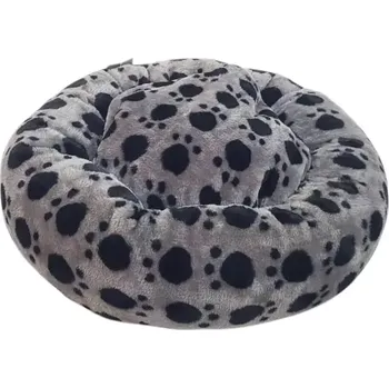 Pelíšek pro psa Pelíšek s kapsou na výplň kulatý 54 cm Šedý