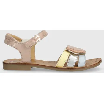 Dívčí sandály Dětské kožené sandály Shoo Pom růžová barva O4RCAD0401.28.34 30X, EUR 28