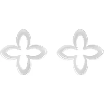 Náušnice Postříbřené náušnice Lilou 233/10/KOL/AZU/SR stříbrná SLV, vel. ONE SIZE