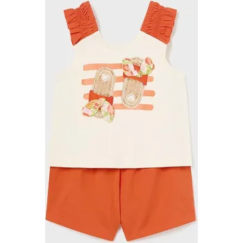 Kojenecká sada Mayoral 1230.4M.Baby.PPYH oranžová 23X, vel. 68