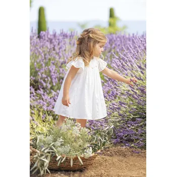 Dámské šaty Dětské bavlněné šaty Tartine et Chocolat béžová barva, mini TY30221.60.74 01X, vel. 71