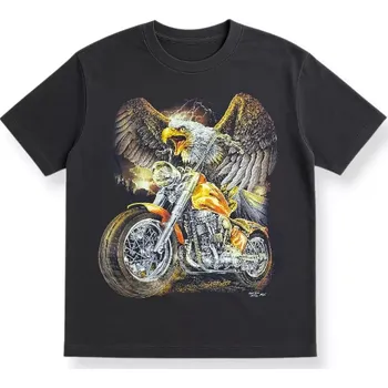 Pánská trička s potiskem nadrozměrné velikosti Orel 6XL