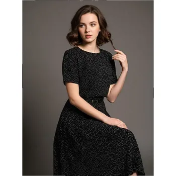 Dámské šaty Sinsay - Dámské šaty s&nbsp;páskem - vícebarevná - 480DA-MLC - 480DA-MLC-S