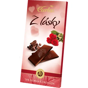 Čokoláda Carla Z lásky 70% hořká čokoláda 80 g 80g